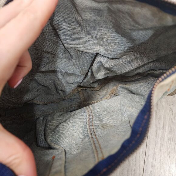 Shane Denim Shoulder Acid Wash Jean Bag - Picture 8 of 13